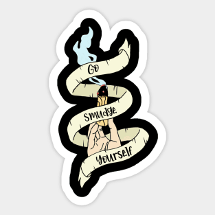 Smudge Yourself Sticker